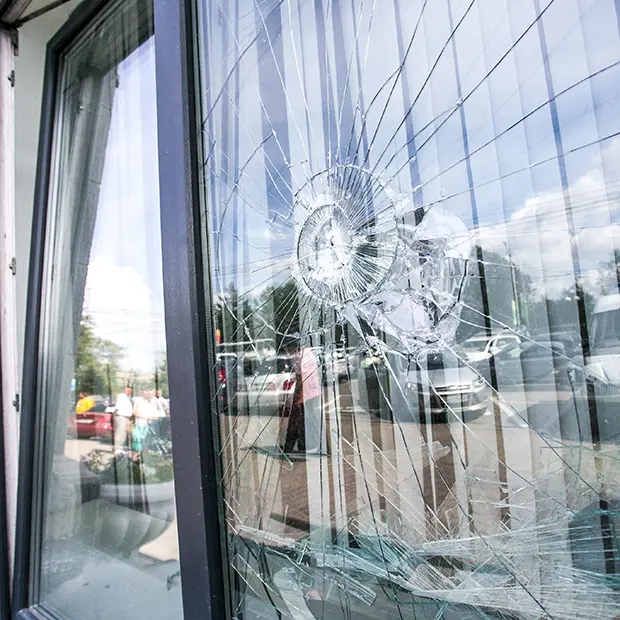 broken glass repair Belleville IL