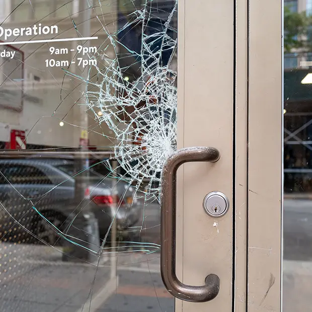 business door glass replacement